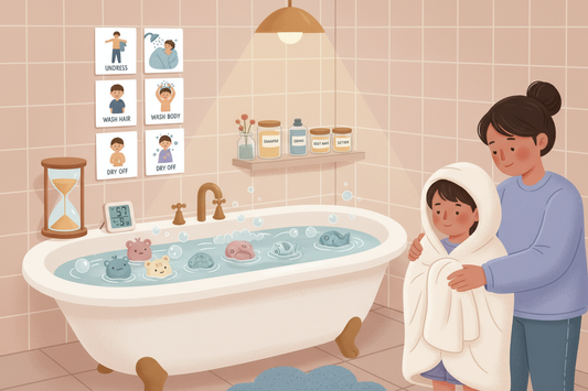 Making Bath Time More Predictable for Neurodivergent Children