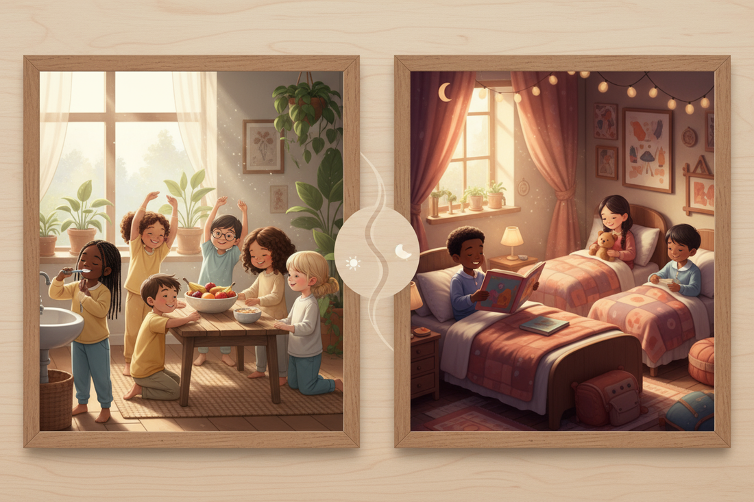 Creating a Calm Morning & Bedtime Routine