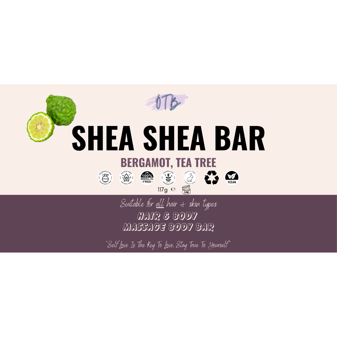 Bergamot, Tea Tree Shea Shea Bar