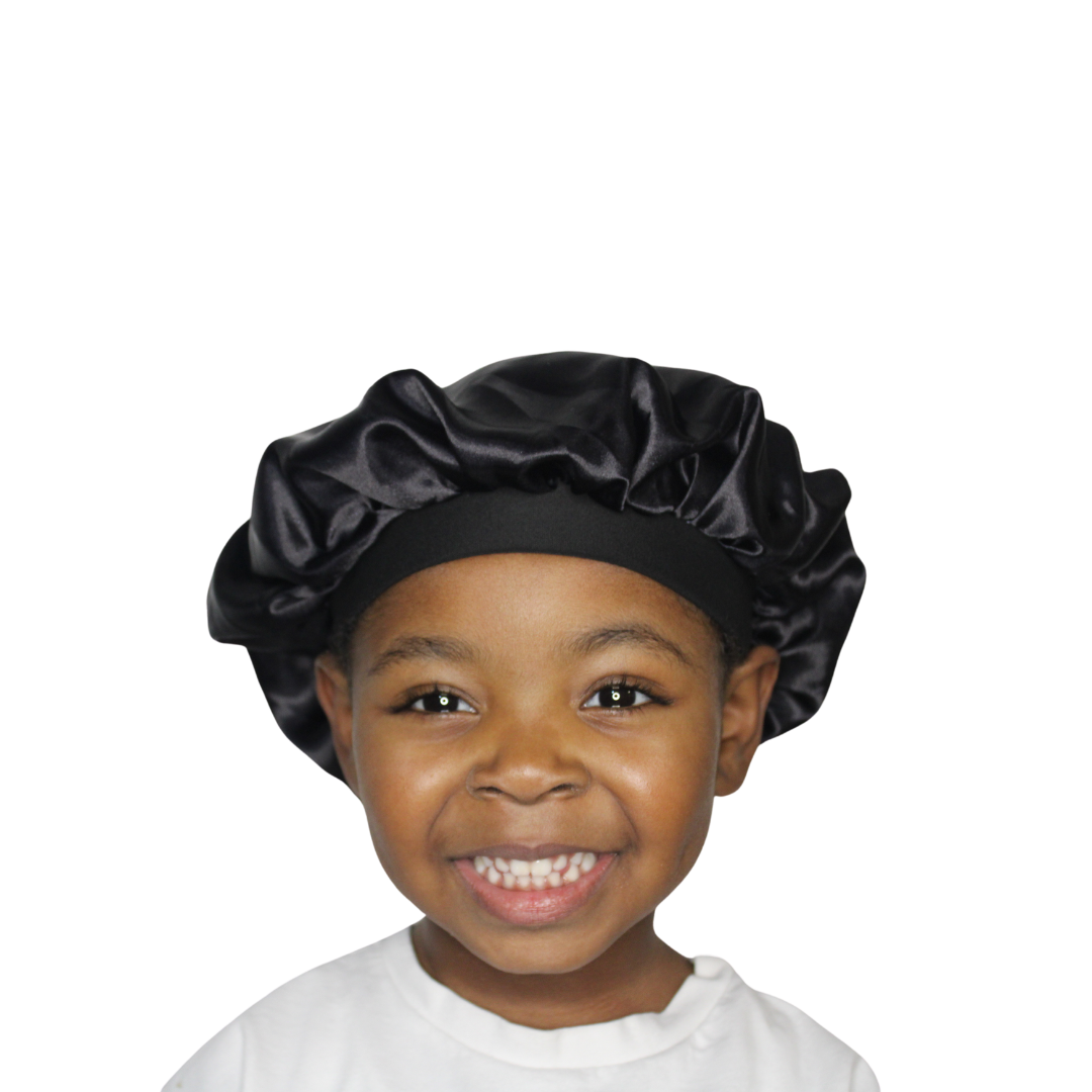 Reversible Kids Satin Bonnet